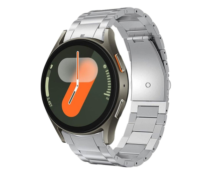 Pasek i akcesoria do zegarków TECH-PROTECT Stainless do Galaxy Watch 4 / 5 / 5 Pro / 6 / 7 / FE Silver